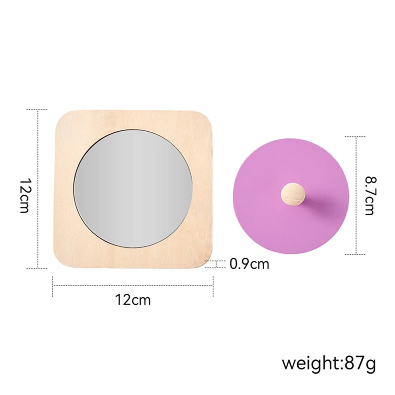 Baby's First Wooden Mirror