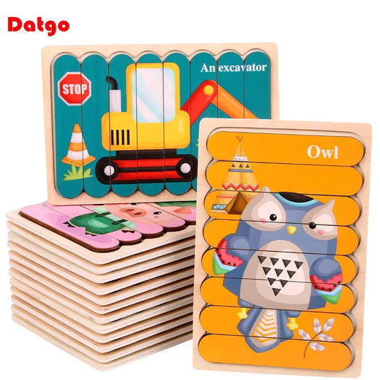 Wooden Stripe Puzzle