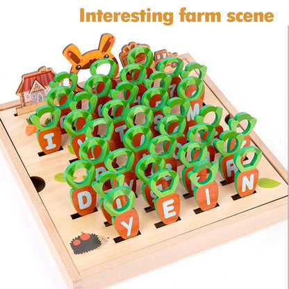 Wooden Carrot Garden