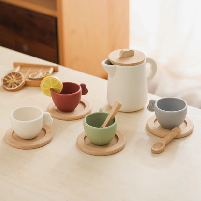 Wooden Tea Party Set