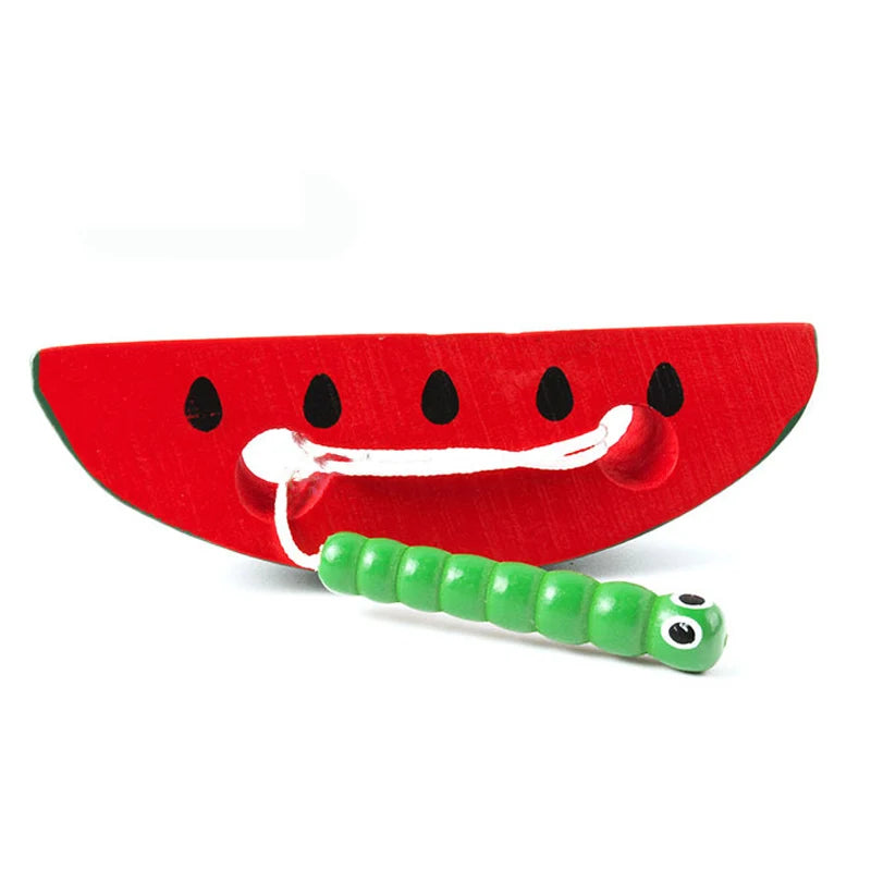 Hungry Worm Wooden Puzzle