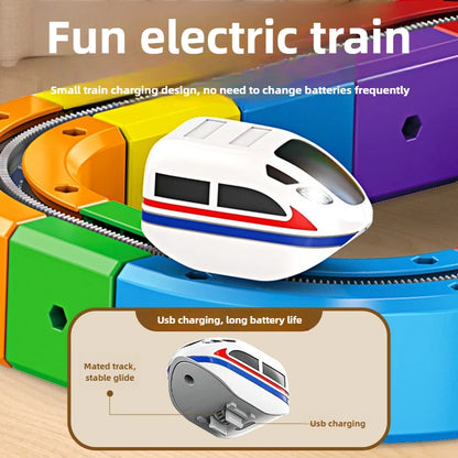 Puzzle Train Track Set