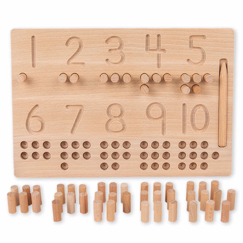 Wooden One-to-Ten Counting Set