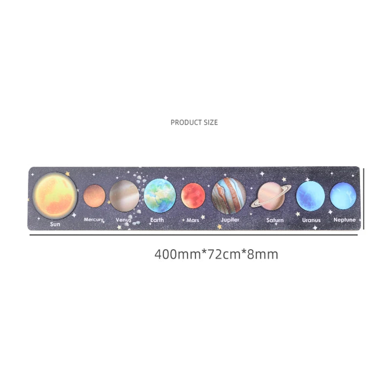 Wooden Solar System Set