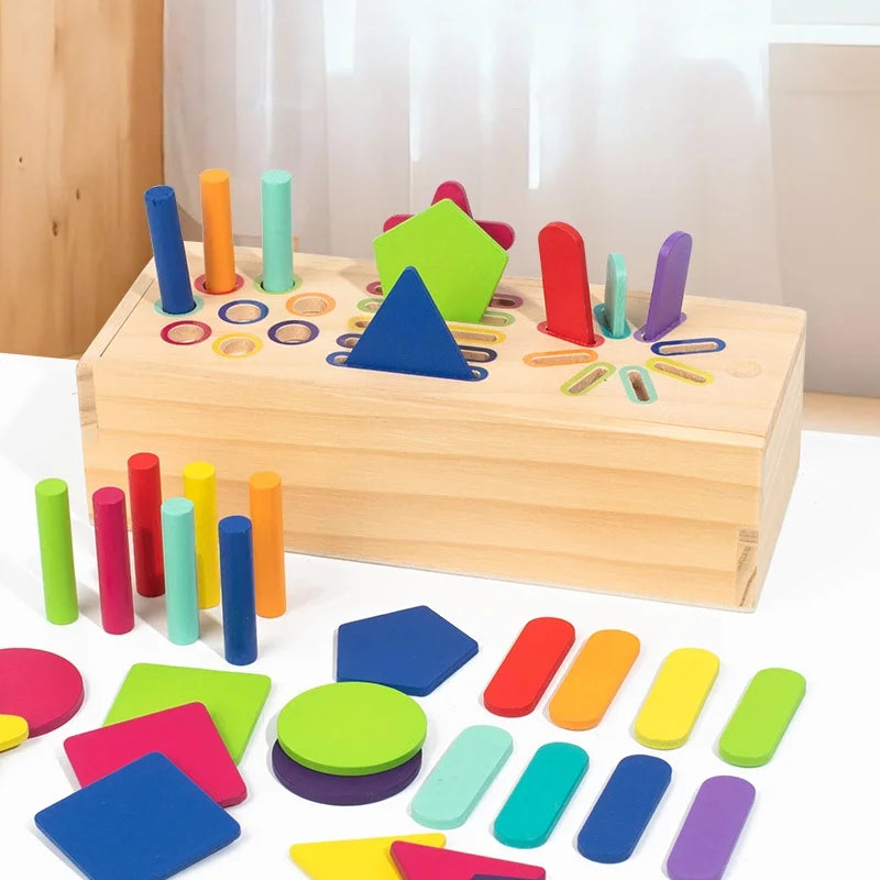 Wooden Shapes & Colours Board