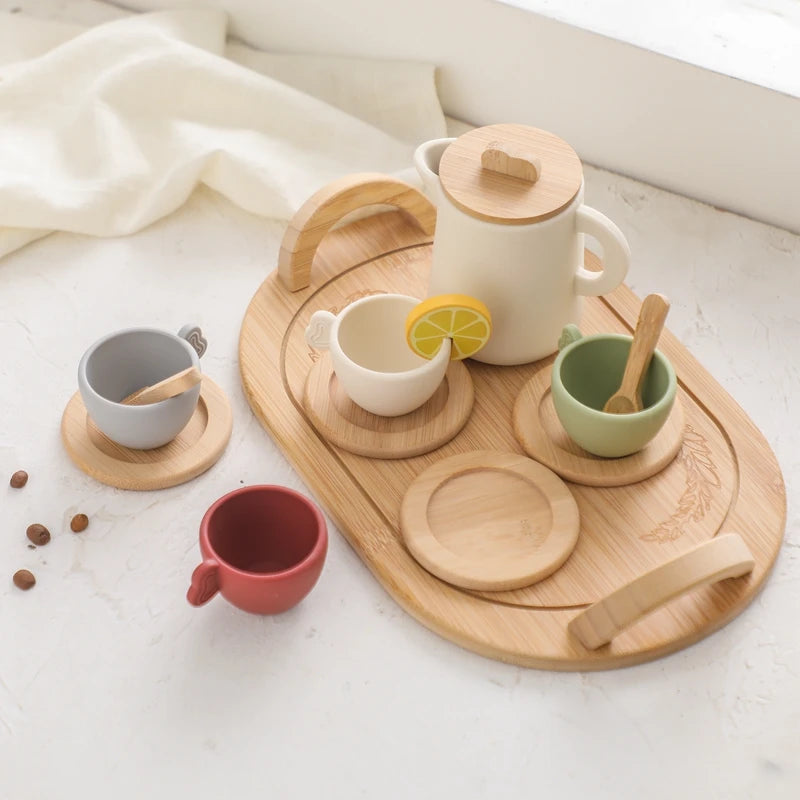 Wooden Tea Party Set