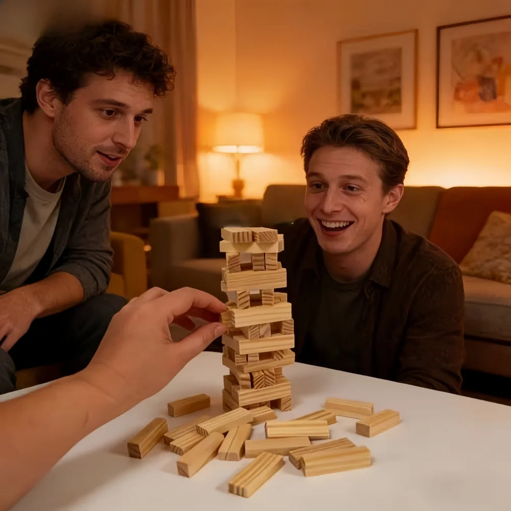 Wooden Tumble Tower