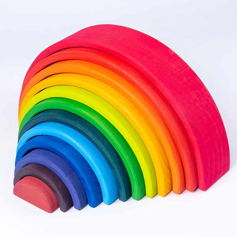 Wooden Rainbow Stacker