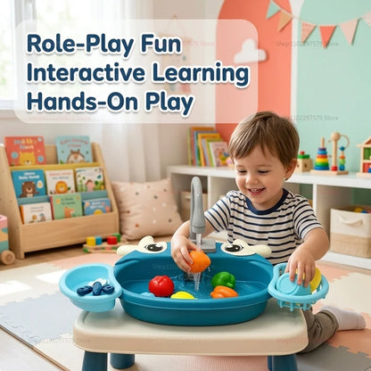 Kids' Play Sink with Running Water