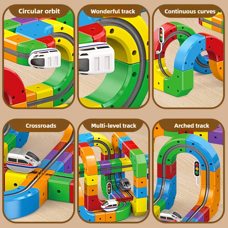 Puzzle Train Track Set