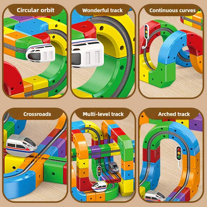 Puzzle Train Track Set