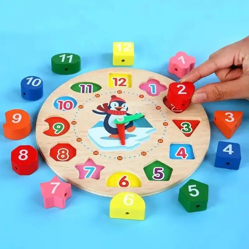 Wooden Learning Clock