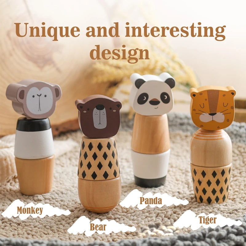 Wooden Screw & Bolt Animal