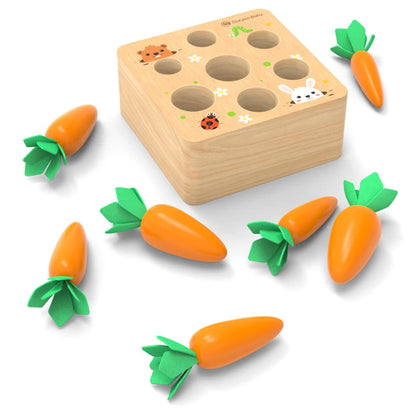 Wooden Carrot Harvest Blocks