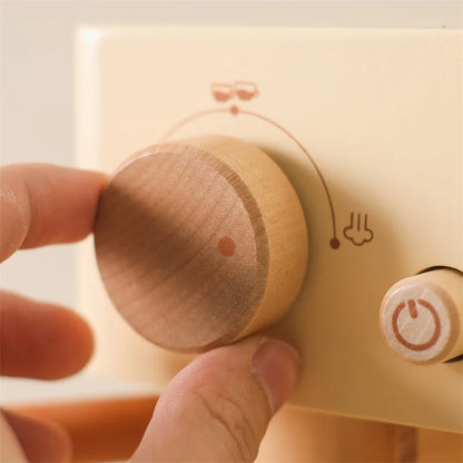 Wooden Coffee Machine Play Set