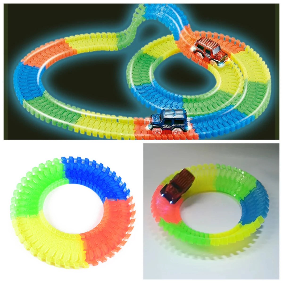 Flexible Car Track + Bonus Cars
