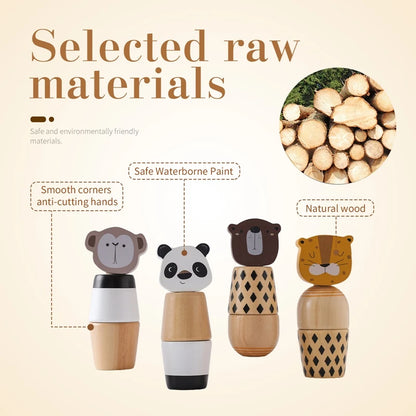 Wooden Screw & Bolt Animal