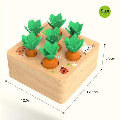 Wooden Carrot Harvest Blocks