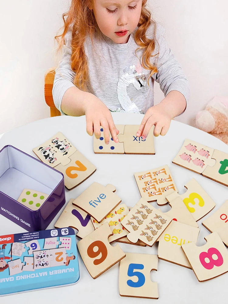 Wooden Pattern-Matching Blocks