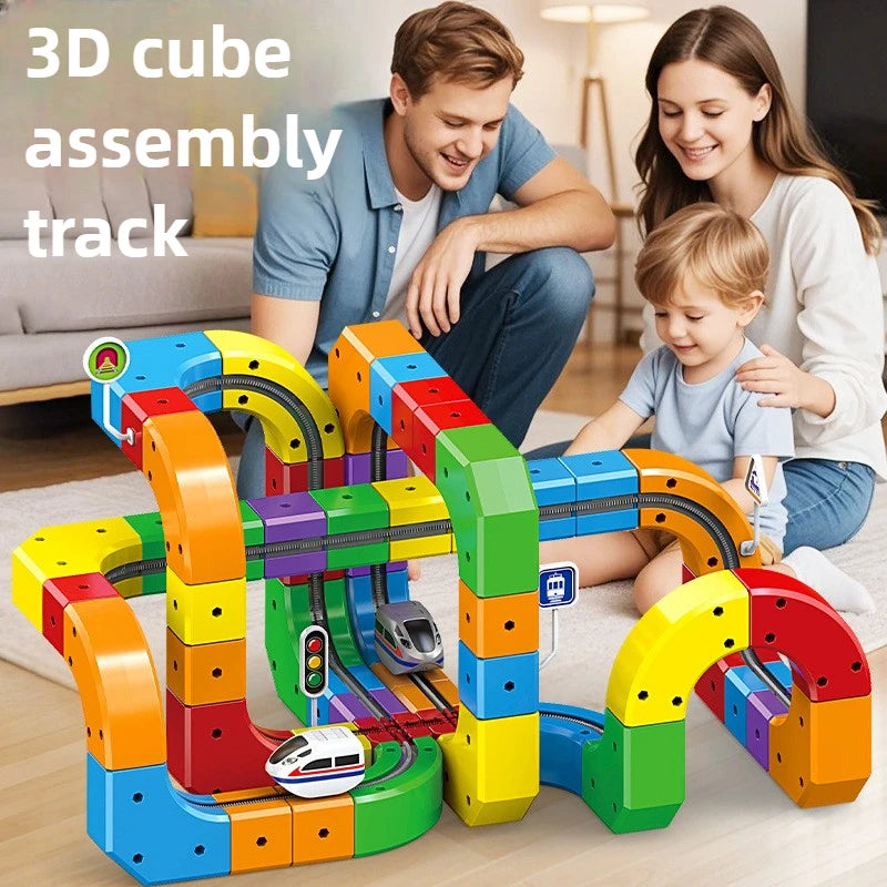 Puzzle Train Track Set