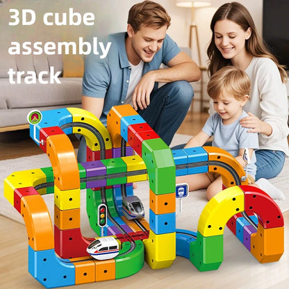 Puzzle Train Track Set