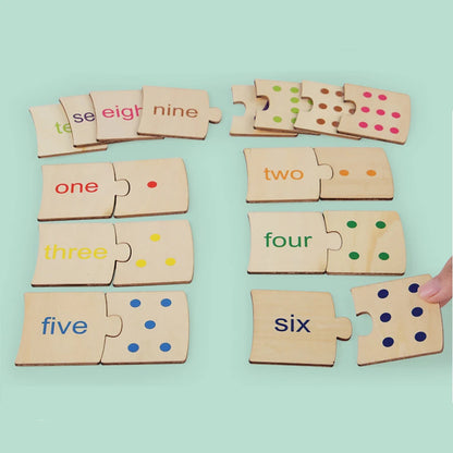 Wooden Pattern-Matching Blocks