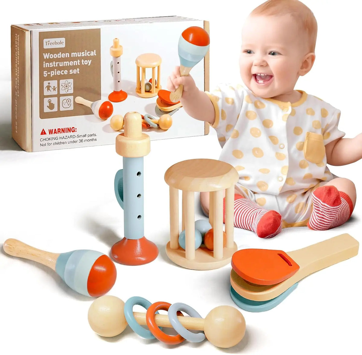 Wooden Music Set