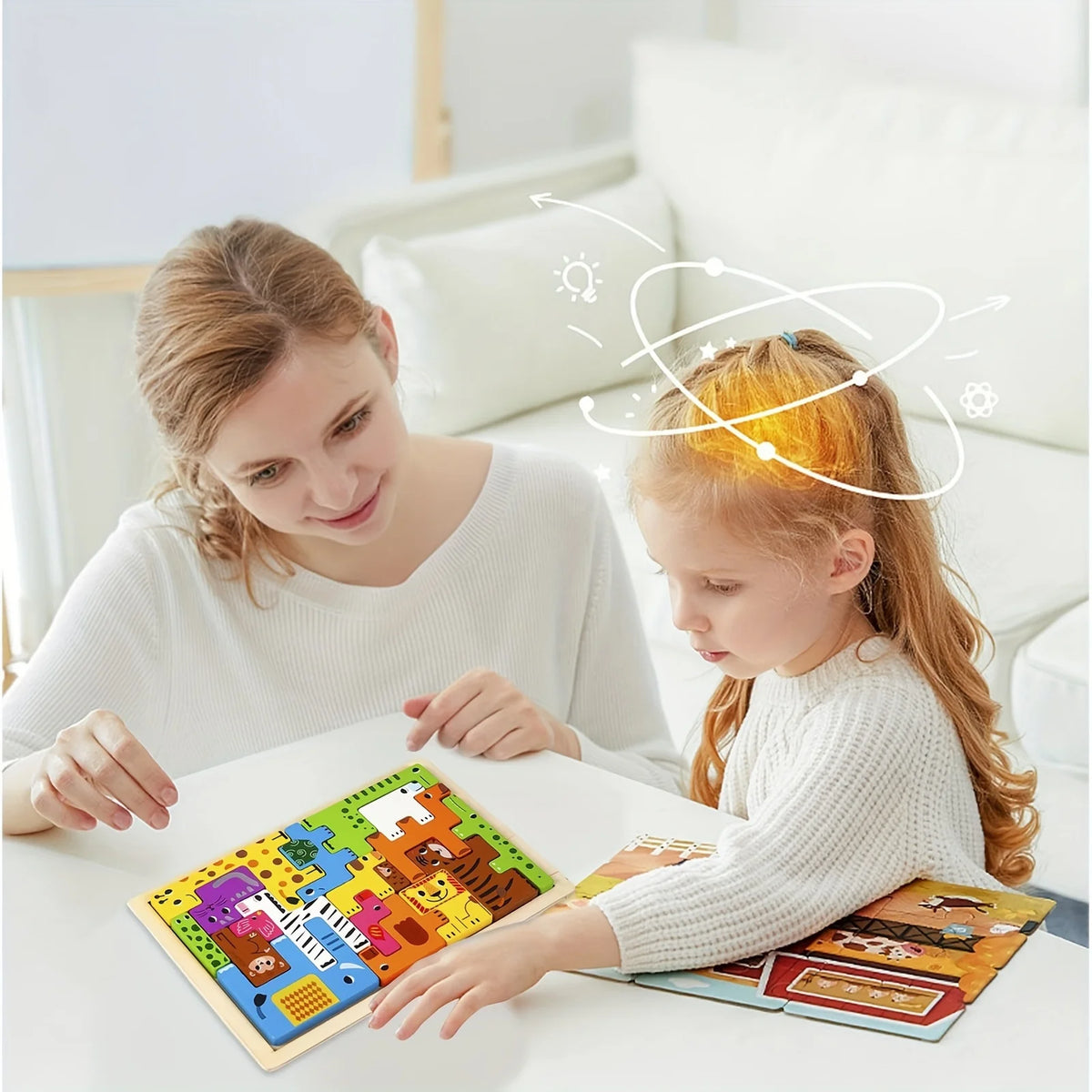 Wooden Animal Block Puzzle
