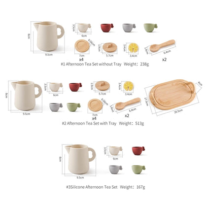 Wooden Tea Party Set