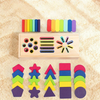 Wooden Shapes & Colours Board