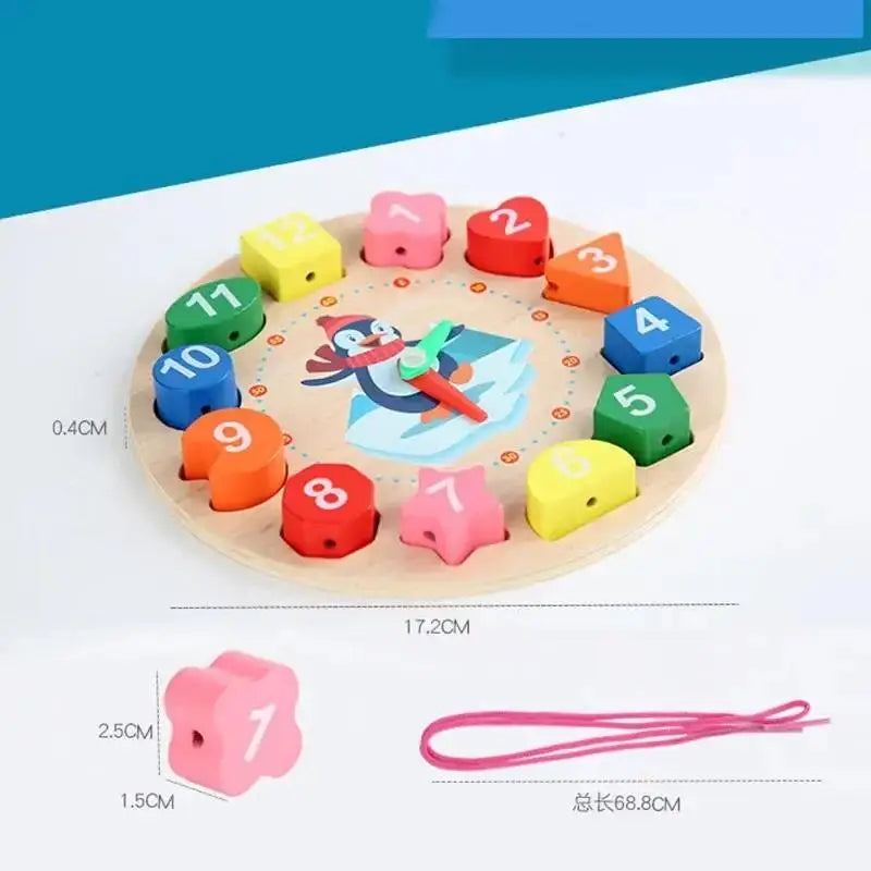Wooden Learning Clock