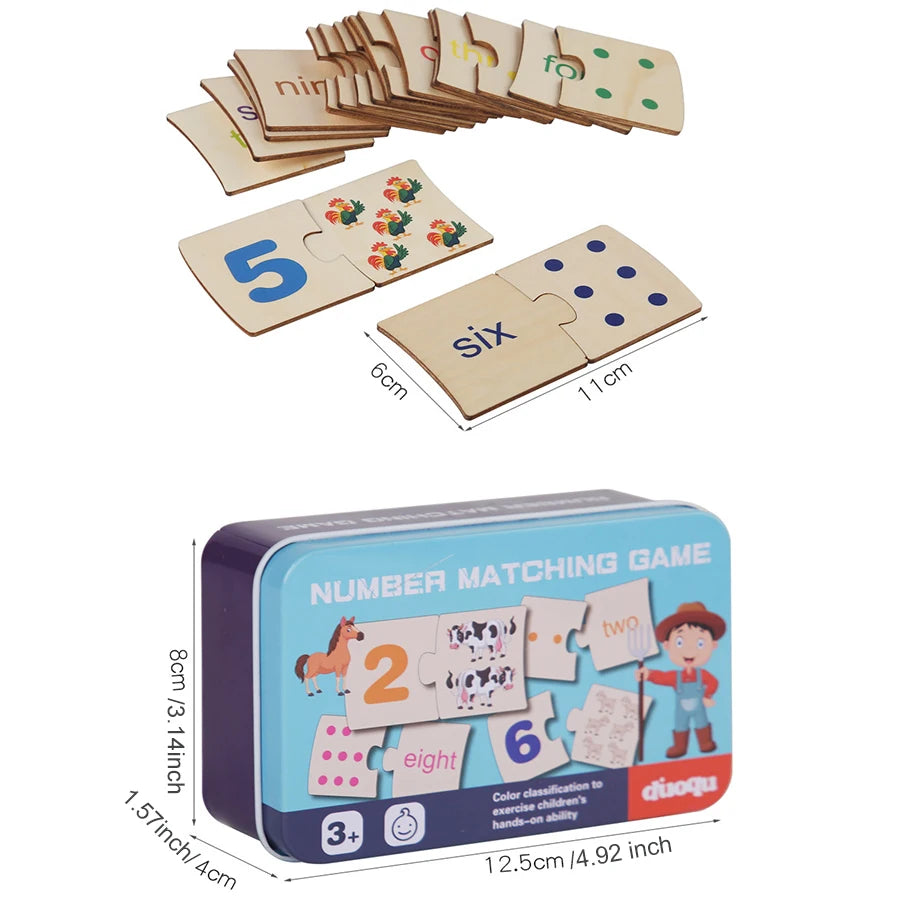 Wooden Pattern-Matching Blocks