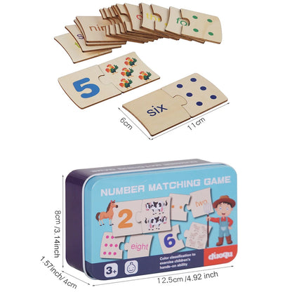 Wooden Pattern-Matching Blocks