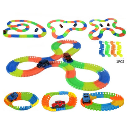 Flexible Car Track + Bonus Cars