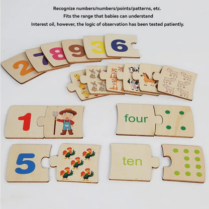Wooden Pattern-Matching Blocks