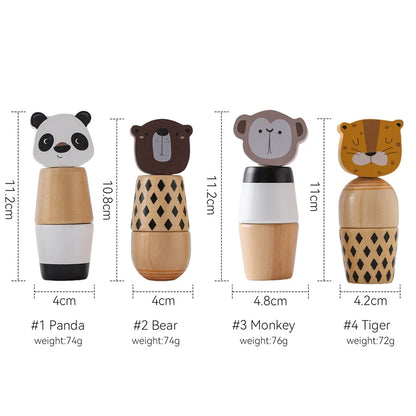 Wooden Screw & Bolt Animal