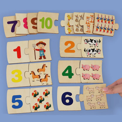 Wooden Pattern-Matching Blocks