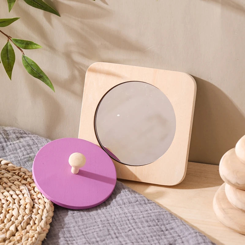 Baby's First Wooden Mirror