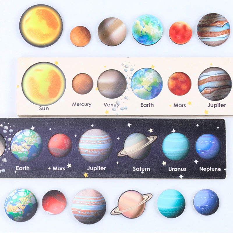 Wooden Solar System Set