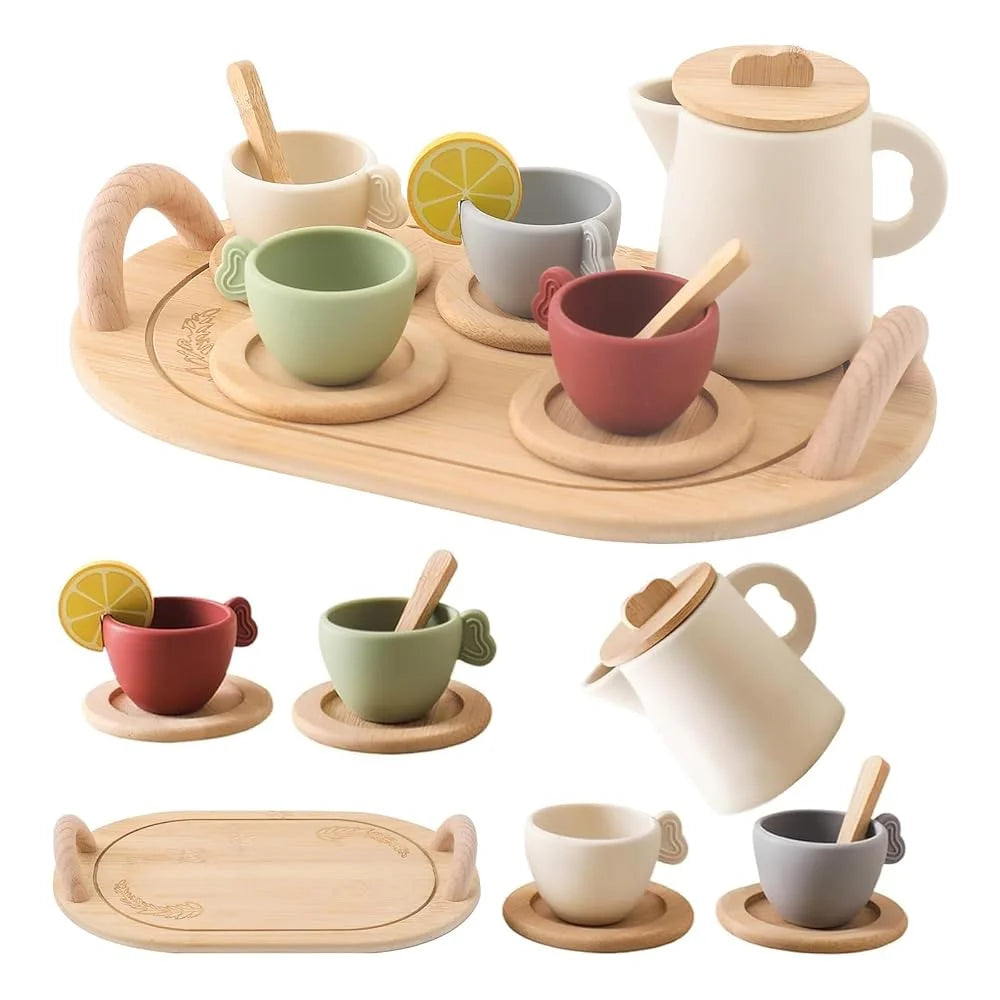 Wooden Tea Party Set