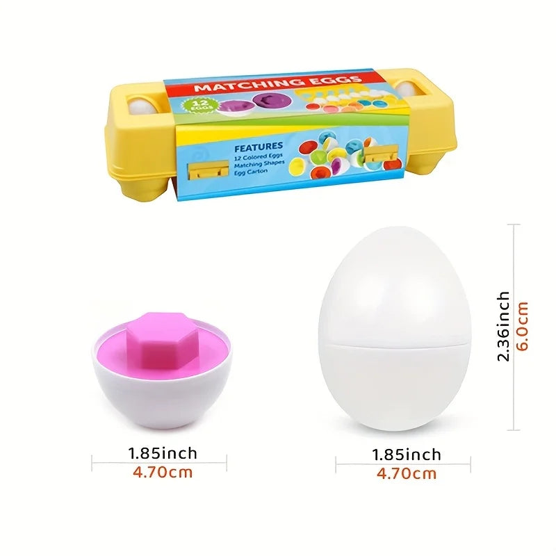 Shape & Colour Matching Eggs