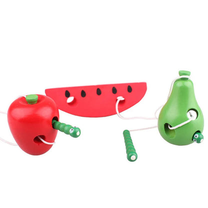Hungry Worm Wooden Puzzle