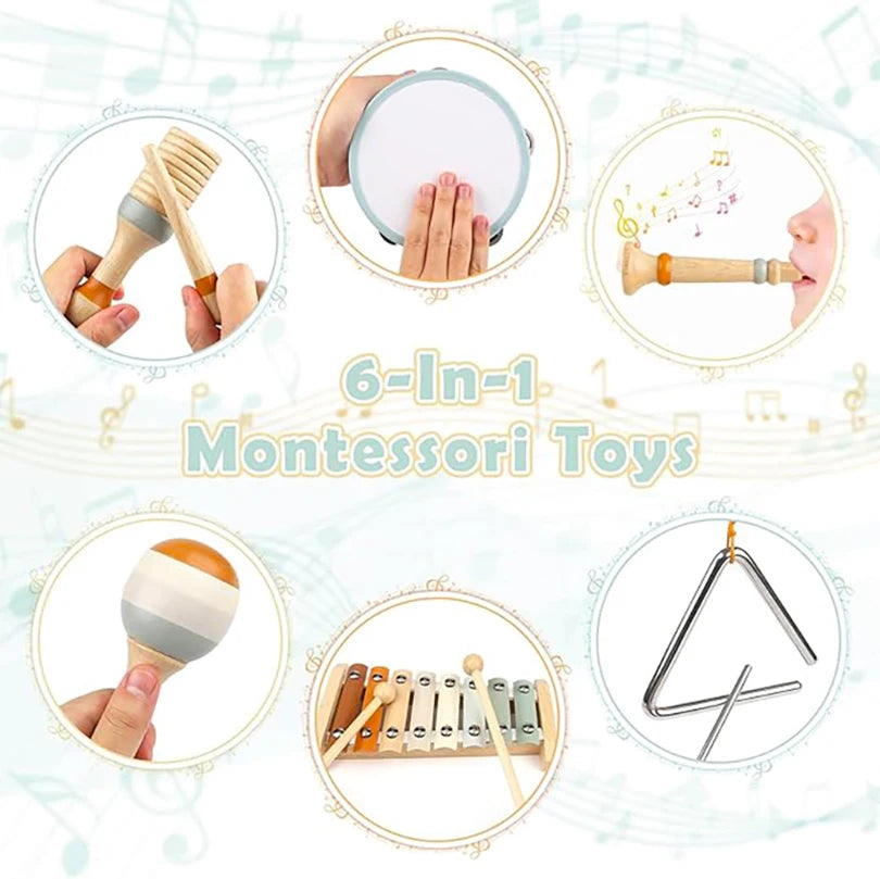 Wooden Music Set