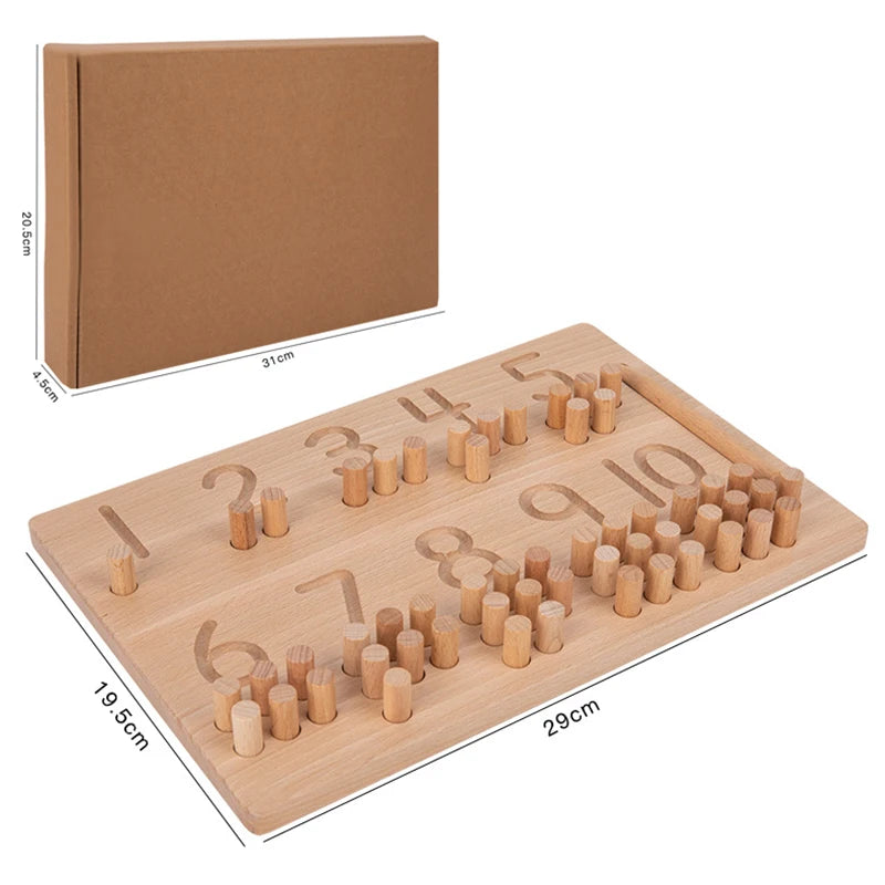 Wooden One-to-Ten Counting Set