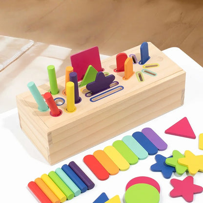 Wooden Shapes & Colours Board