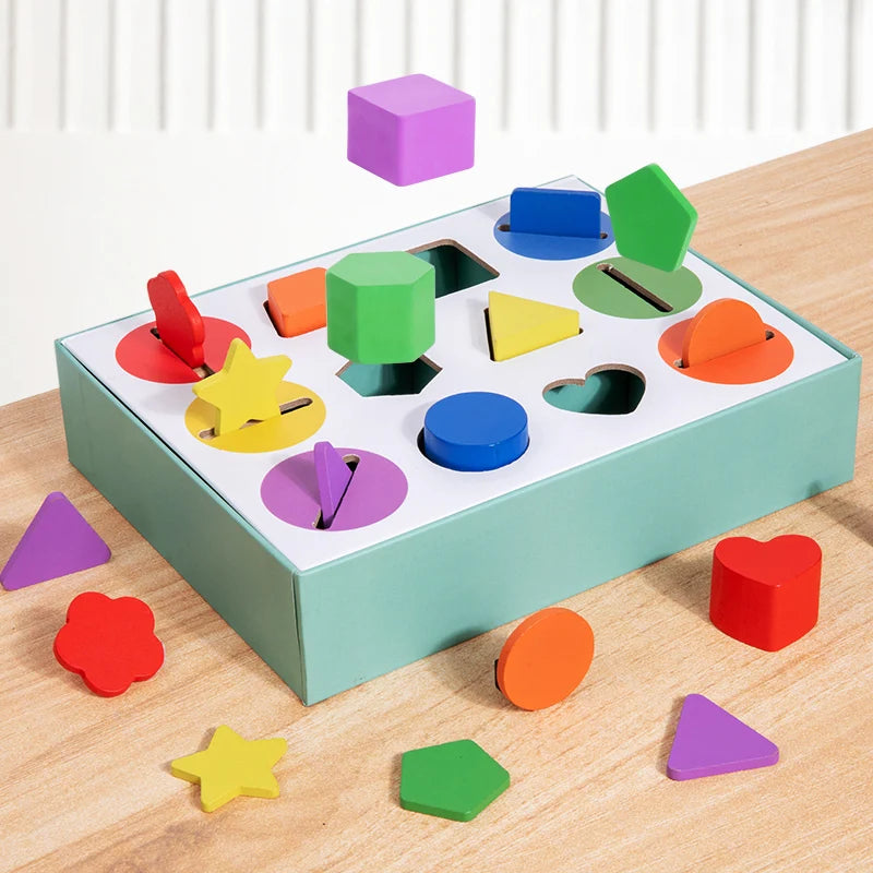 Wooden Shapes & Colours Board