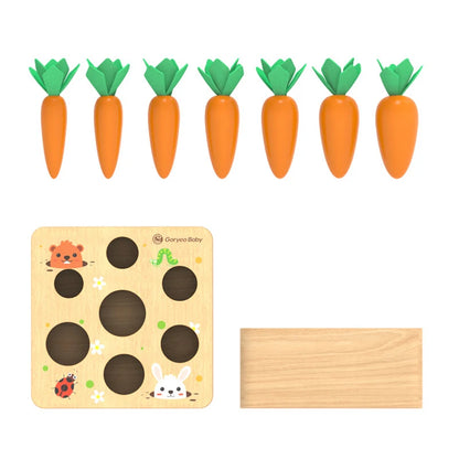 Wooden Carrot Harvest Blocks