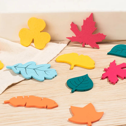 Wooden Leaves Matching Board